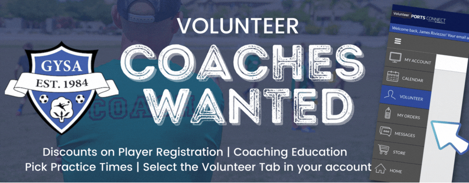 Coaching Volunteer Banner